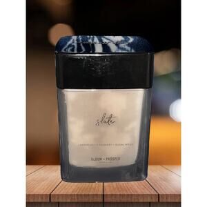 NEW! Bloom & Prosper Slate Candle 10.8 oz (Lavender, Rosemary, Eucalyptus)